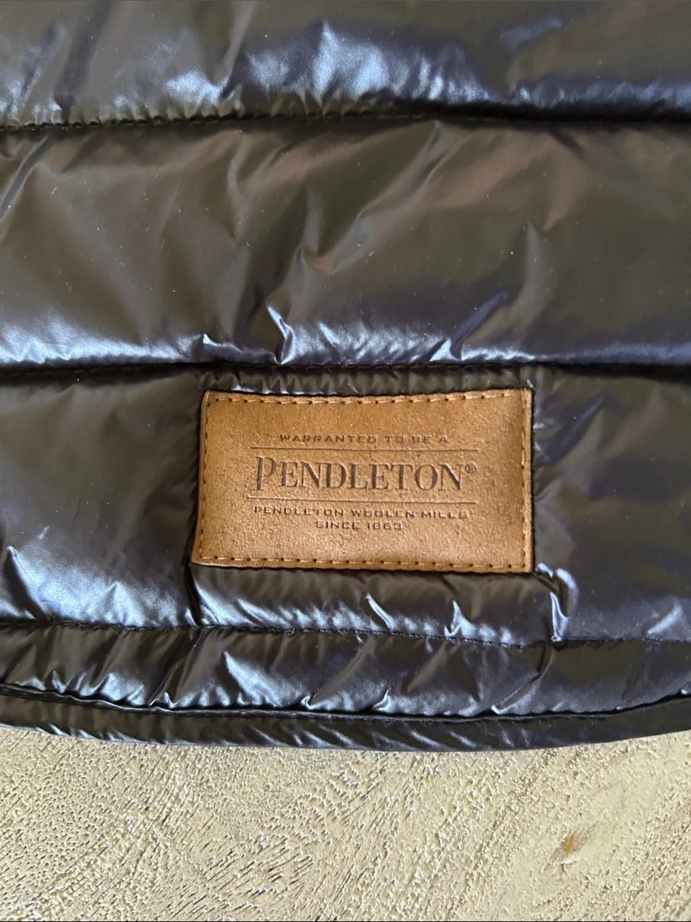 Pendleton Reversible Dog Puffer Coat - Cozy Winter Jacket for Dogs